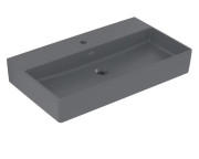 Раковина Villeroy & Boch Memento 2.0 80х47 см без перелива TitanCeram CeramicPlus графит 4A2281I4