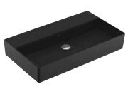 Раковина Villeroy & Boch Memento 2.0 80х47 см без перелива TitanCeram CeramicPlus Ebony (черный матовый) 4A2283S5