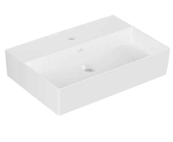 Раковина Villeroy & Boch Memento 2.0 60х42 см без перелива TitanCeram альпийский белый 4A226101