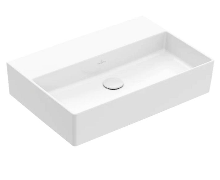 Раковина Villeroy & Boch Memento 2.0 60х42 см без переливу TitanCeram CeramicPlus кам'яний білий 4A2263RW