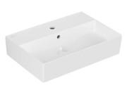 Раковина Villeroy & Boch Memento 2.0 60х42 см с переливом шлифованная TitanCeram CeramicPlus альпийский белый 4A226GR1