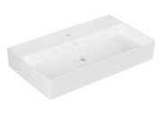 Раковина Villeroy&Boch Memento 2.0 80х47 см без переливу TitanCeram альпійський білий 4A228101