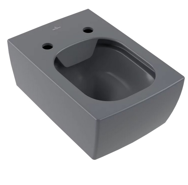 Унітаз підвісний Villeroy & Boch Memento 2.0 37,5х56 см санітарна кераміка CeramicPlus графіт 4633R0I4