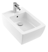 Биде подвесное Villeroy & Boch Memento 2.0 37,5х56 см санитарная керамика CeramicPlus альпийский белый 443300R1