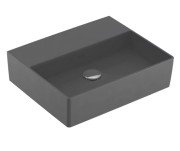 Раковина Villeroy & Boch Memento 2.0 50х42 см без перелива TitanCeram CeramicPlus графит 4A2253I4