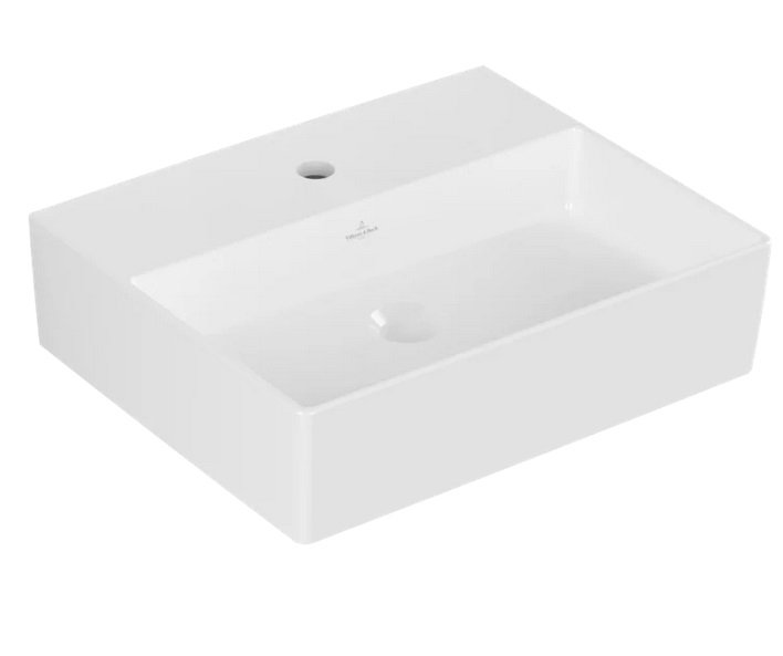 Раковина Villeroy&Boch Memento 2.0 50х42 см без переливу шліфована TitanCeram альпійський білий 4A225L01