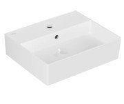 Раковина Villeroy & Boch Memento 2.0 50х42 см із переливом TitanCeram альпійський білий 4A225001