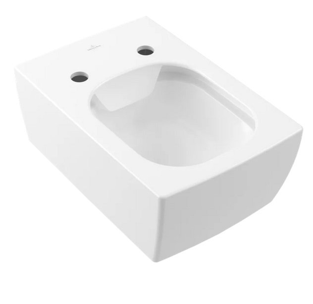 Унитаз подвесной Villeroy & Boch Memento 2.0 37,5х56 см санитарная керамика CeramicPlus каменный белый 4633R0RW
