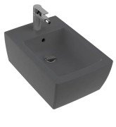 Биде подвесное Villeroy & Boch Memento 2.0 37,5х56 см санитарная керамика CeramicPlus графит 443300I4