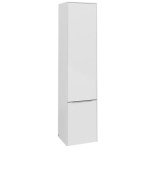 Пенал Villeroy & Boch Subway 3.0 40х36,2х171 см петлі праворуч ДСП діамантовий білий/ручка алюміній глянцевий C58700VE