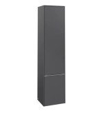 Пенал Villeroy & Boch Subway 3.0 40х36,2х171 см петлі праворуч ДСП графіт/ручка алюміній глянцевий C58700VR