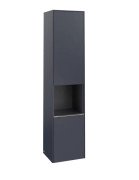 Пенал Villeroy & Boch Subway 3.0 40х36,2х171 см петлі ліворуч ДСП морський синій/ручка алюміній глянсовий C58800VQ