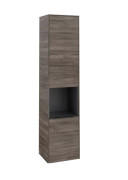 Пенал Villeroy & Boch Subway 3.0 40х36,2х171 см петлі ліворуч ДСП кам'яний дуб/ручка вулканічний чорний C58801RK