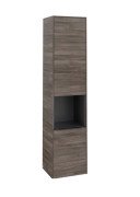 Пенал Villeroy & Boch Subway 3.0 40х36,2х171 см петли слева ДСП каменный дуб/ручка вулканический черный C58801RK