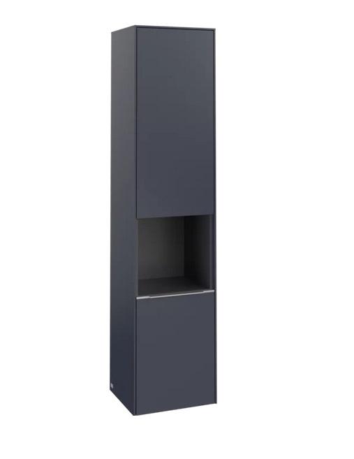 Пенал Villeroy & Boch Subway 3.0 40х36,2х171 см петлі праворуч ДСП морський синій/ручка алюміній глянцевий C58900VQ