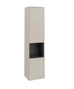 Пенал Villeroy & Boch Subway 3.0 40х36,2х171 см петлі зліва ДСП кашеміровий сірий/ручка монохром C58802VN