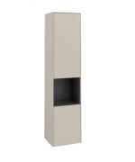 Пенал Villeroy & Boch Subway 3.0 40х36,2х171 см петлі зліва ДСП кашеміровий сірий/ручка монохром C58802VN