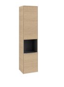 Пенал Villeroy & Boch Subway 3.0 40х36,2х171 см петлі праворуч ДСП північний дуб/ручка алюміній глянсовий C58900VJ