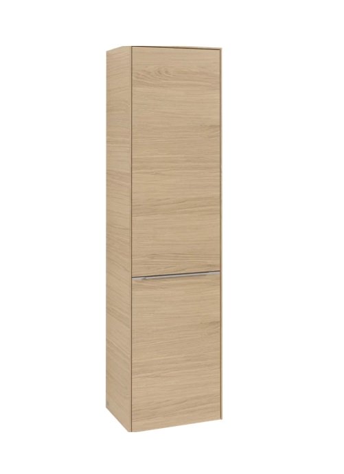 Пенал Villeroy & Boch Subway 3.0 40х36,2х171 см петлі ліворуч ДСП північний дуб/ручка алюміній глянсовий C59200VJ