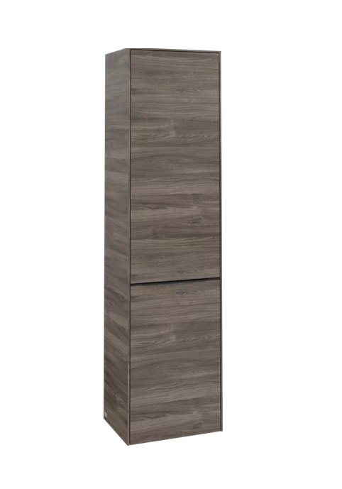 Пенал Villeroy & Boch Subway 3.0 45х36,2х171 см петли слева ДСП каменный дуб/ручка вулканический черный C59201RK