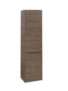 Пенал Villeroy & Boch Subway 3.0 45х36,2х171 см петлі зліва ДСП дуб аризона/ручка вулканічний чорний C59201VH