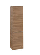 Пенал Villeroy & Boch Subway 3.0 45х36,2х171 см петлі праворуч ДСП дуб канзас/ручка алюміній глянсовий C59300RH