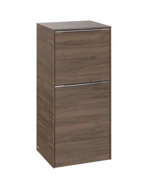 Шафка для ванної Villeroy & Boch Subway 3.0 40х36,2 см петлі зліва ДСП дуб аризона/ручка алюміній глянцевий C59400VH