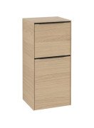 Шкафчик для ванной Villeroy & Boch Subway 3.0 40х36,2 см петли слева ДСП северный дуб/ручка вулканический черный C59401VJ