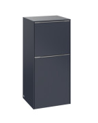 Шкафчик для ванной Villeroy & Boch Subway 3.0 40х36,2 см петли справа ДСП морской синий/ручка алюминий глянцевый C59500VQ