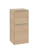 Шкафчик для ванной Villeroy & Boch Subway 3.0 40х36,2 см петли справа ДСП северный дуб/ручка алюминий глянцевый C59500VJ