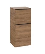 Шкафчик для ванной Villeroy & Boch Subway 3.0 40х36,2 см петли справа ДСП дуб канзас/ручка вулканический черный C59501RH