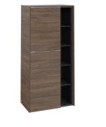 Напівпенал Villeroy & Boch Subway 3.0 57,4х36,2х120 см петлі зліва ДСП дуб аризона/ручка алюміній глянсовий C59800VH