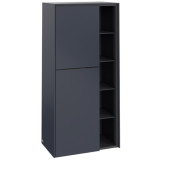 Напівпенал Villeroy & Boch Subway 3.0 57,4х36,2х120 см петлі зліва ДСП морський синій/ручка монохром C59802VQ