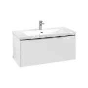 Тумба под раковину Villeroy & Boch Subway 3.0 97,3х42,9 см ДСП/алюминий чистый белый C569L0VF