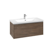 Тумба под раковину Villeroy & Boch Subway 3.0 97,3х42,9 см ДСП/алюминий дуб аризона C569L0VH