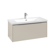 Тумба под раковину Villeroy & Boch Subway 3.0 97,3х42,9 см ДСП/алюминий серый кашемир C569L0VN