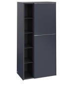 Напівпенал Villeroy & Boch Subway 3.0 57,4х36,2х120 см петлі праворуч ДСП морський синій/ручка алюміній глянсовий C59900VQ