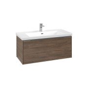 Тумба под раковину Villeroy & Boch Subway 3.0 97,3х42,9 см ДСП/алюминий дуб аризона C569L0VH