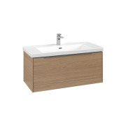 Тумба под раковину Villeroy & Boch Subway 3.0 97,3х42,9 см ДСП/алюминий дуб северный C569L0VJ