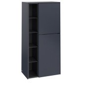 Напівпенал Villeroy & Boch Subway 3.0 57,4х36,2х120 см петлі праворуч ДСП морський синій/ручка монохром C59902VQ