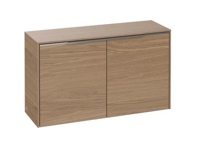 Шкафчик для ванной Villeroy & Boch Subway 3.0 72,8х25,6 см ДСП северный дуб/ручка алюминий глянцевый C60000VJ