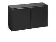 Шкафчик для ванной Villeroy & Boch Subway 3.0 72,8х25,6 см ДСП вулканический черный/ручка алюминий глянцевый C60000VL