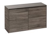 Шкафчик для ванной Villeroy & Boch Subway 3.0 72,8х25,6 см ДСП каменный дуб/ручка вулканический черный C60001RK