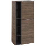 Полупенал Villeroy & Boch Subway 3.0 57,4х36,2х120 см петли справа ДСП дуб аризона/ручка алюминий глянцевый C59900VH