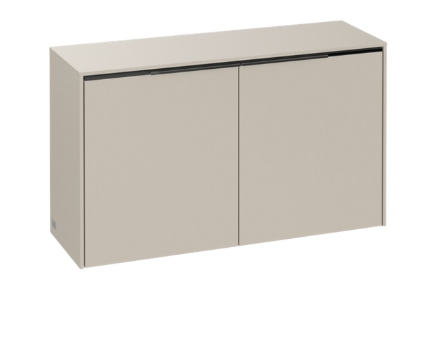 Шкафчик для ванной Villeroy & Boch Subway 3.0 72,8х25,6 см ДСП кашемировый серый/ручка монохром C60002VN