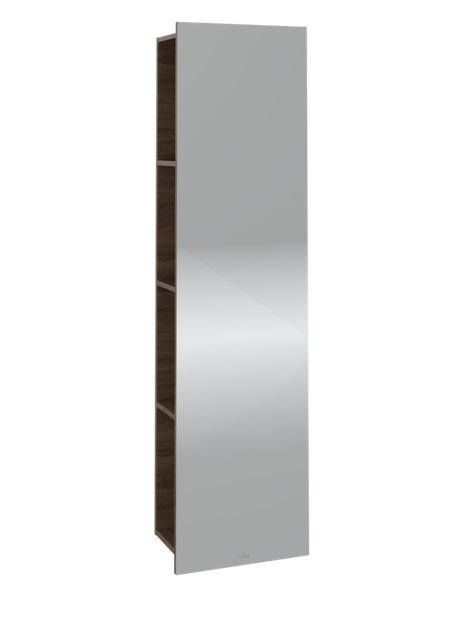 Дзеркало для ванної кімнати Villeroy & Boch Subway 3.0 45х170 см з полицями ДСП дуб аризона C59600VH