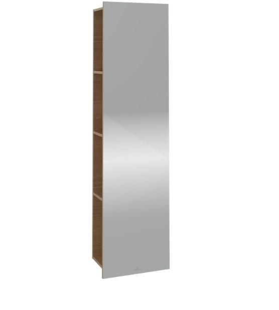 Дзеркало для ванної кімнати Villeroy & Boch Subway 3.0 45х170 см з полицями ДСП північний дуб C59600VJ