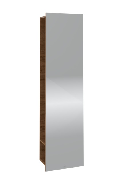 Зеркало для ванной Villeroy & Boch Subway 3.0 45х170 см с полками справа ДСП дуб канзас C59700RH