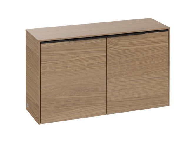 Шкафчик для ванной Villeroy & Boch Subway 3.0 72,8х25,6 см ДСП северный дуб/ручка вулканический черный C60001VJ