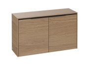 Шкафчик для ванной Villeroy & Boch Subway 3.0 72,8х25,6 см ДСП северный дуб/ручка вулканический черный C60001VJ